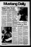 Mustang Daily, April 30, 1975