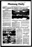 Mustang Daily, November 20, 1981
