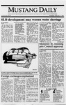 Mustang Daily, February 9, 1989