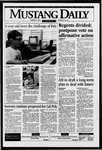 Mustang Daily, January 19, 1996