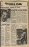 Mustang Daily, May 16, 1980