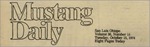 Mustang Daily, October 15, 1974